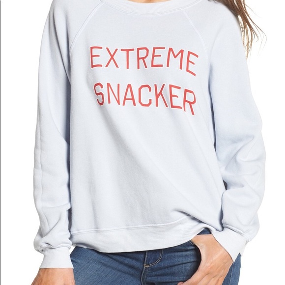 Wildfox Extreme Snacker Sweatshirt NEW - Picture 2 of 4